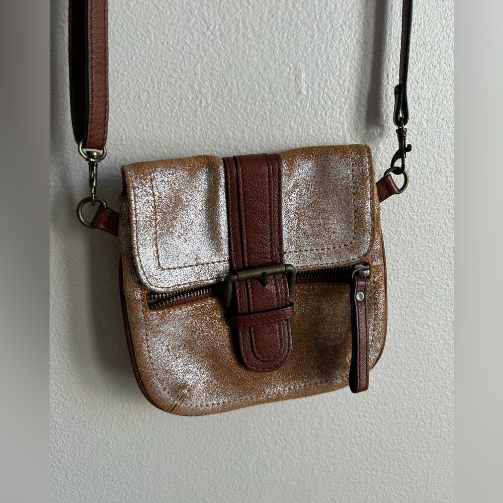 Vintage Tano Metallic Crossbody Bag